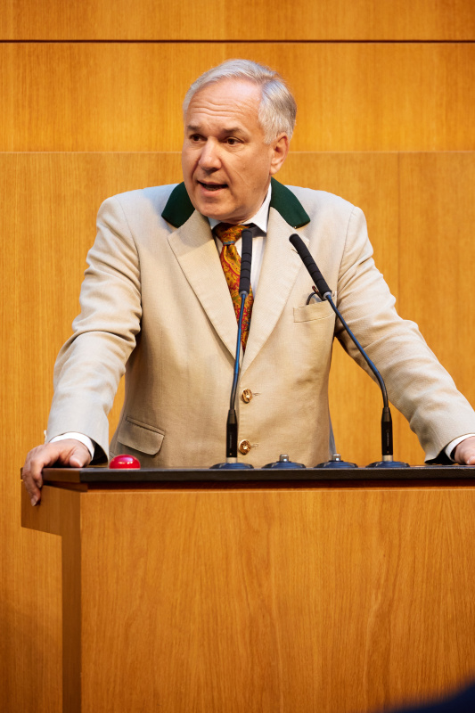 Einleitende Worte. Nationalratspräsident Walter Rosenkranz (FPÖ)