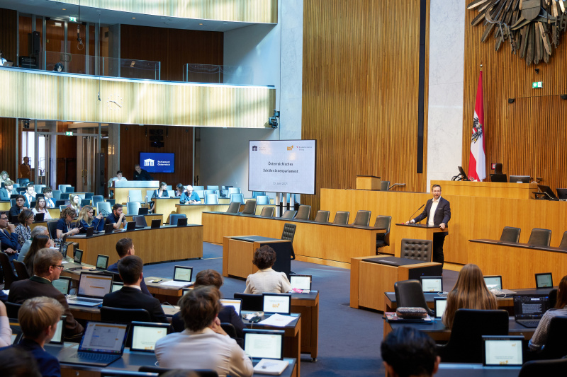 Eingangsstatements der Bereichssprecher:innen. Nationalratsabgeordneter Hermann Brückl (FPÖ)