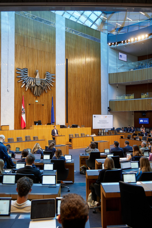 Eingangsstatements der Bereichssprecher:innen. Nationalratsabgeordneter Nico Marchetti (ÖVP)