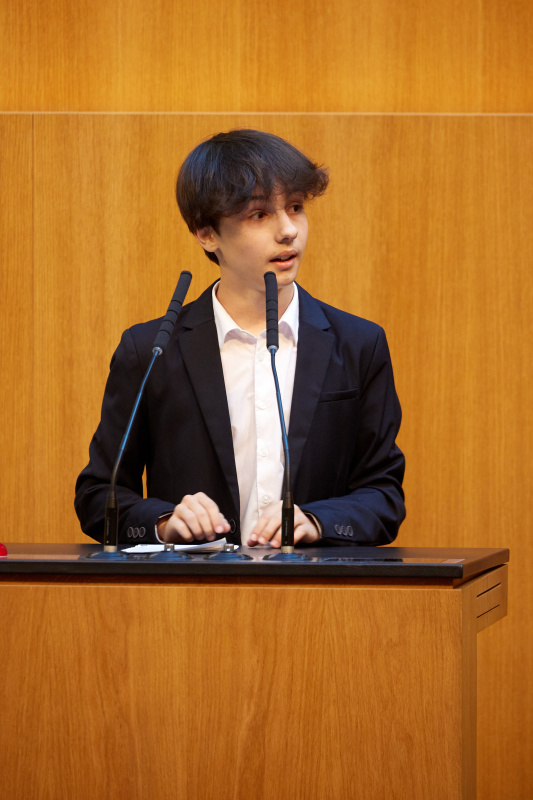 Delegierte am Redner:innenpult