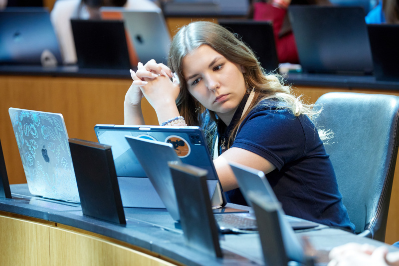 Blick auf Delegierte