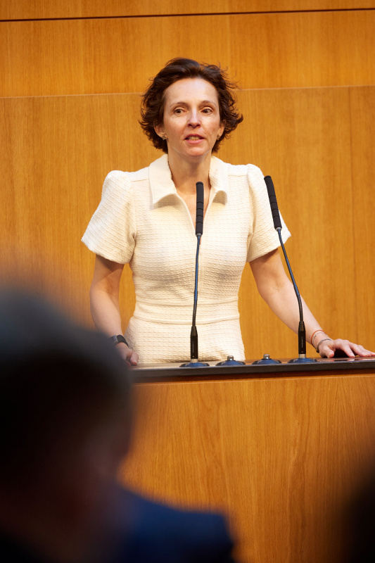 Eingangsstatements der Bereichssprecher:innen. Nationalratsabgeordnete Martina von Künsberg Sarre (NEOS)