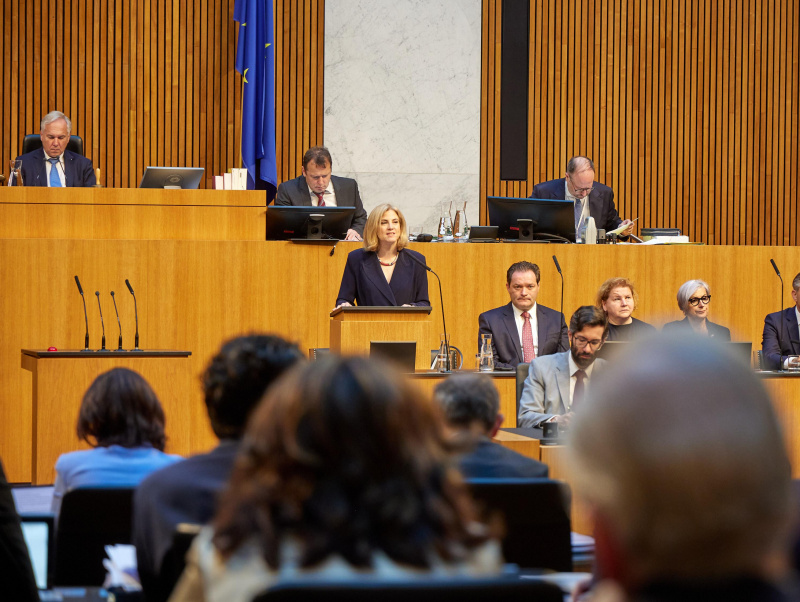 Regierungserklärung. Außenministerin Beate Meinl-Reisinger (NEOS)