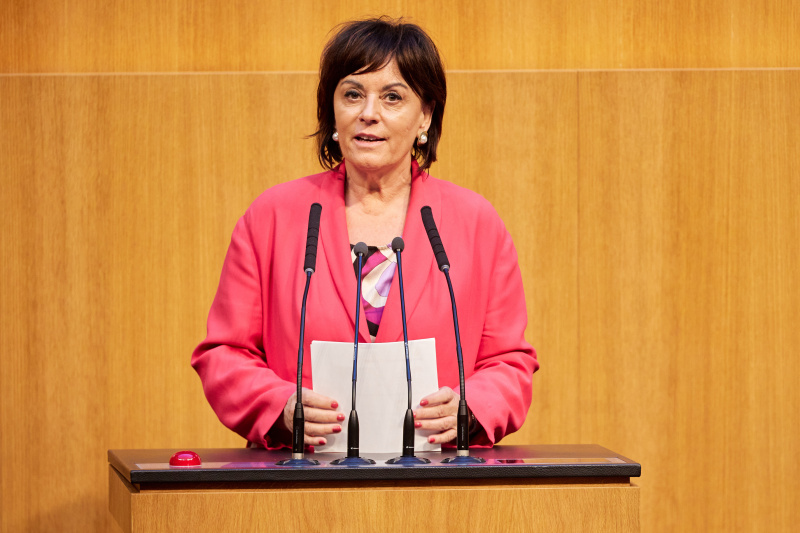 Am Redner:innenpult: Nationalratsabgeordnete Petra Oberrauner (SPÖ)