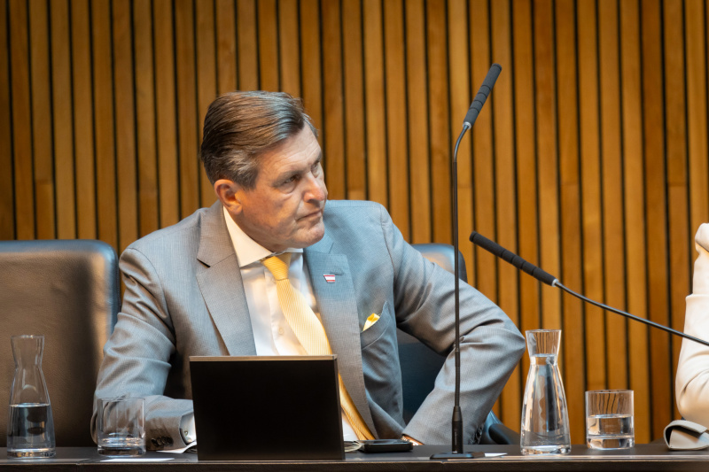 Auf der Regierungsbank Infrastrukturminister Peter Hanke (SPÖ