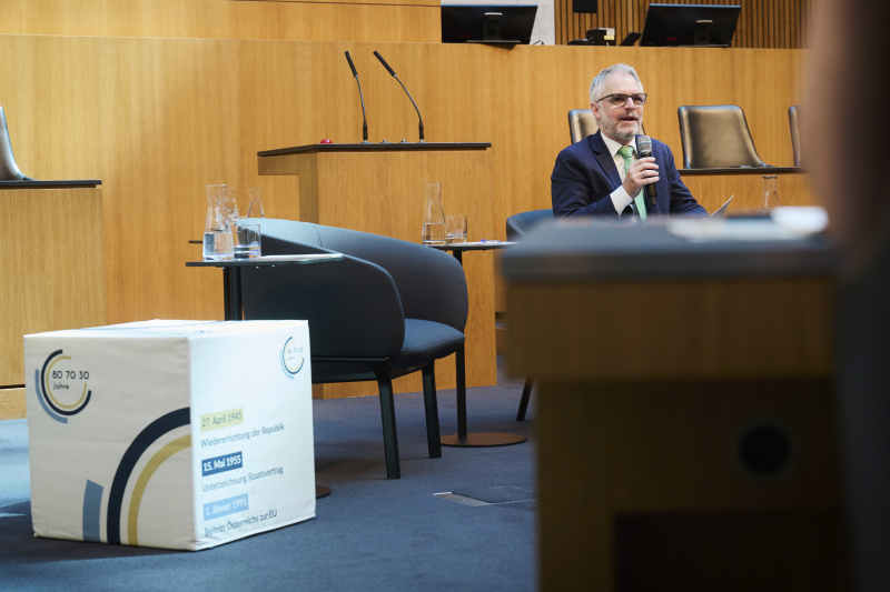 Impulsvortrag. Leiter Abt. Parlamentswissenschaftliche Grundsatzarbeit Christoph Konrath.