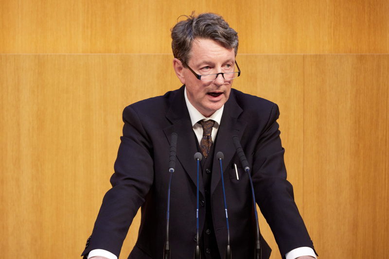 Am Redner:innenpult: Nationalratsabgeordneter Norbert Nemeth (FPÖ)