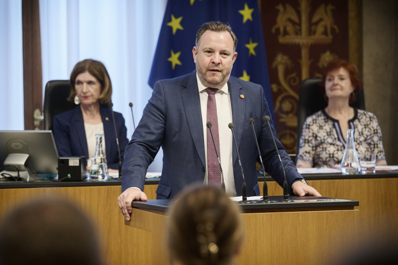 Am Redner:innenpult: Bundesrat Franz Ebner (ÖVP)