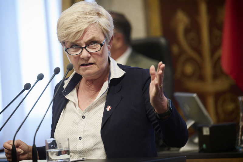 Am Redner:innenpult: Bundesrätin Marlies Steiner-Wieser (FPÖ)