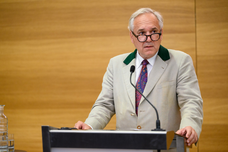 Eröffnungsworte. Nationalratspräsident Walter Rosenkranz (FPÖ)