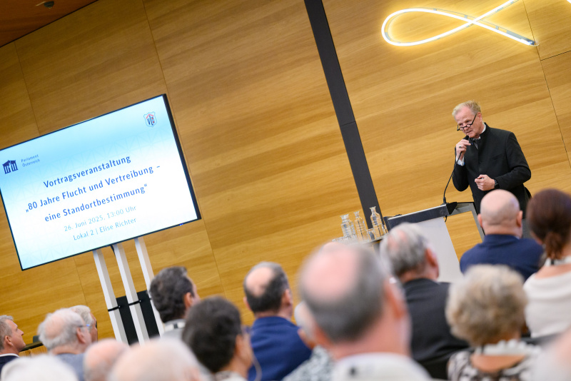 Dankesworte. Bundesobmann der Sudetendeutschen Landsmannschaft in Österreich Rüdiger Stix