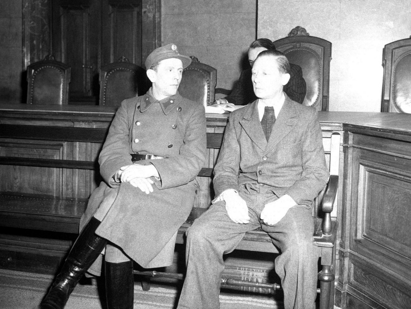 Prozess im Wiener Landesgericht gegen den Frauenmörder Johann Trnka  - United States Information Service