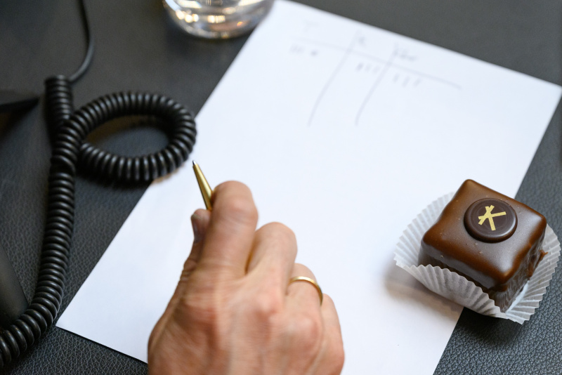 Kelsen Würfel als Preis für Ratespiel