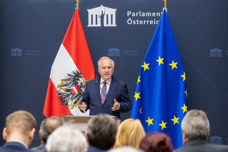 Begrüßung und Eröffnungsworte von Nationalratspräsident Walter Rosenkranz (FPÖ)