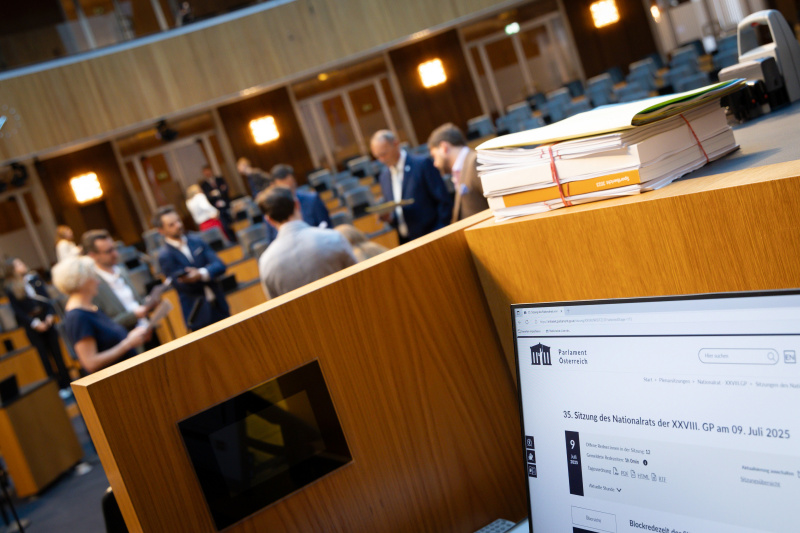 Display mit Redezeiten