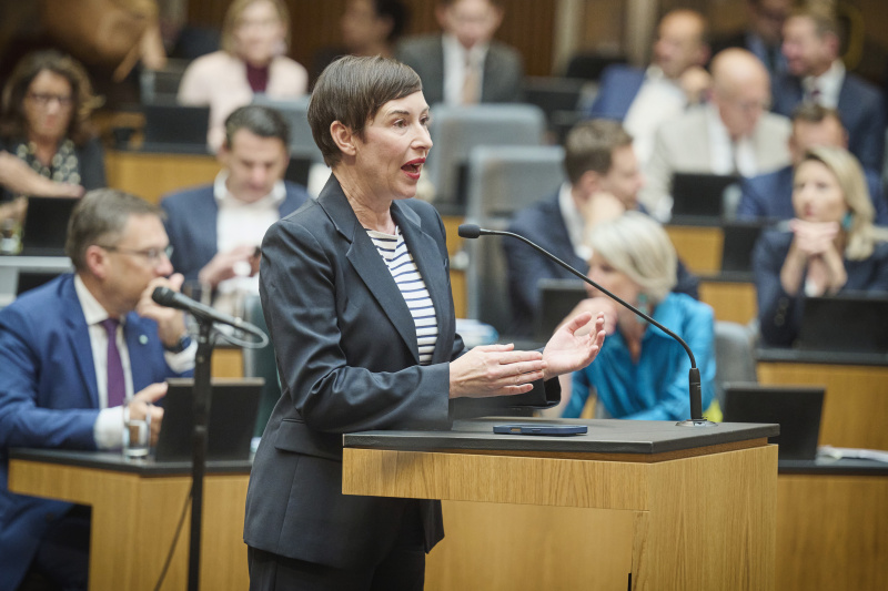 Fragestunde. Nationalratsabgeordnete Henrike Brandstötter (NEOS)