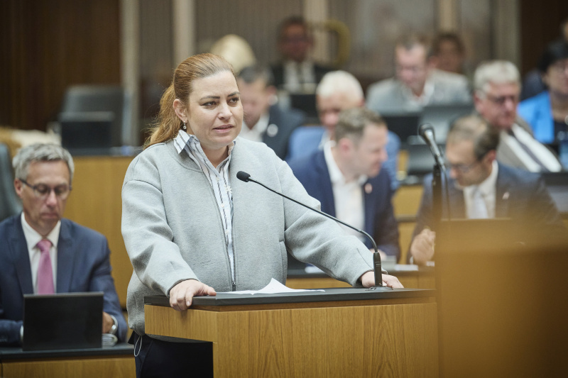 Fragestunde. Nationalratsabgeordnete Nina Tomaselli (GRÜNE)