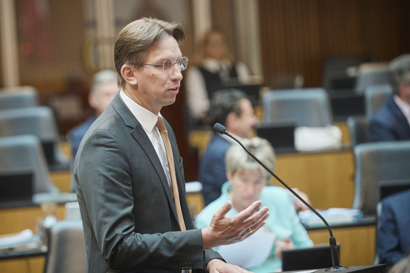 Fragestunde. Nationalratsabgeordneter Joachim Schnabel (ÖVP)