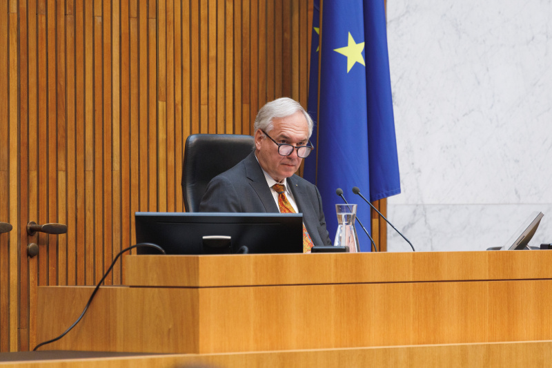 Nationalratspräsident Walter Rosenkranz (FPÖ) am Präsidium