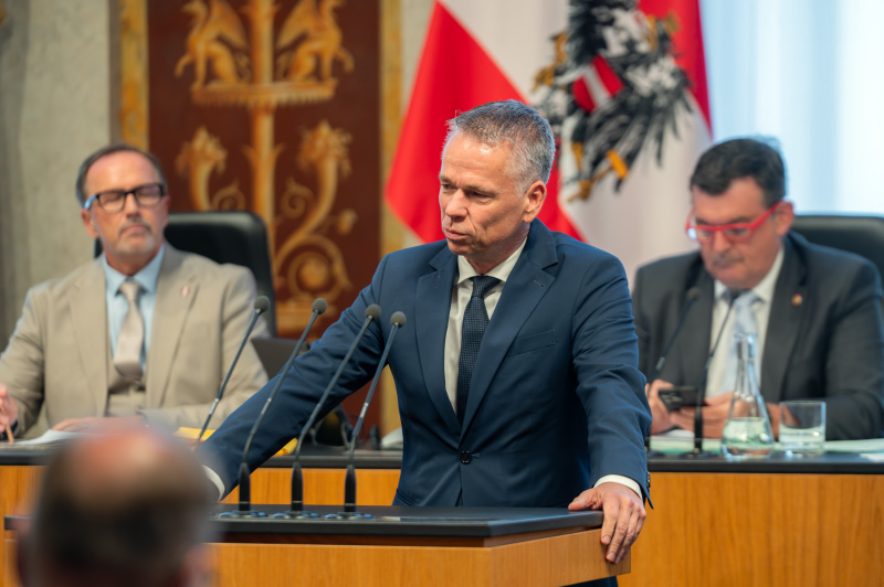 Bundesrat Harald Himmer (ÖVP) am Redner:innenpult