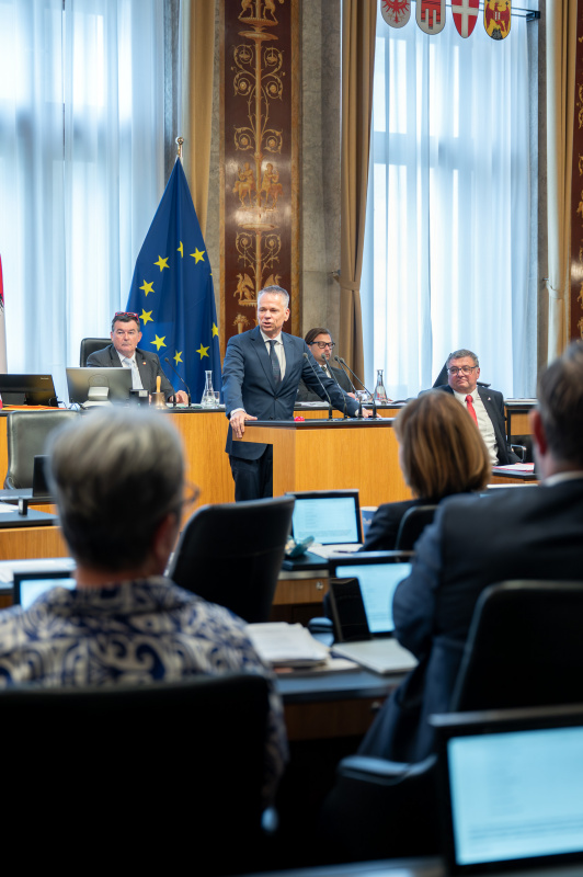 Bundesrat Harald Himmer (ÖVP) am Redner:innenpult