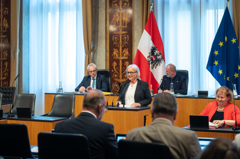 Bundesrätin Irene Partl (FPÖ) am Redner:innenpult