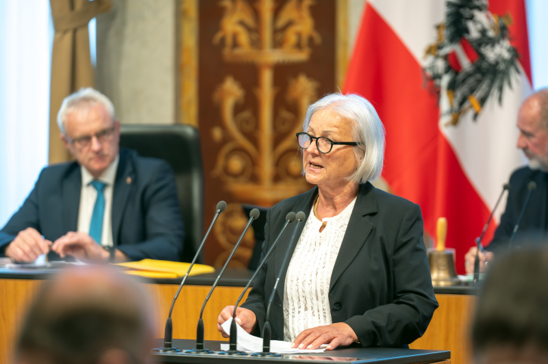 Bundesrätin Irene Partl (FPÖ) am Redner:innenpult