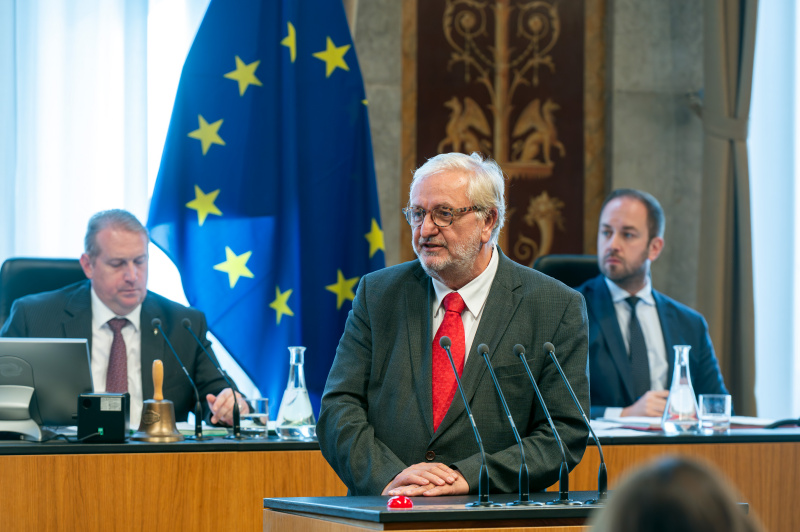 Budnesrat Christoph Matznetter (SPÖ) am Redner:innenpult