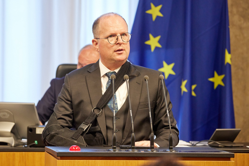 Am Redner:innenpult: Bundesrat Bernhard Ruf (ÖVP)