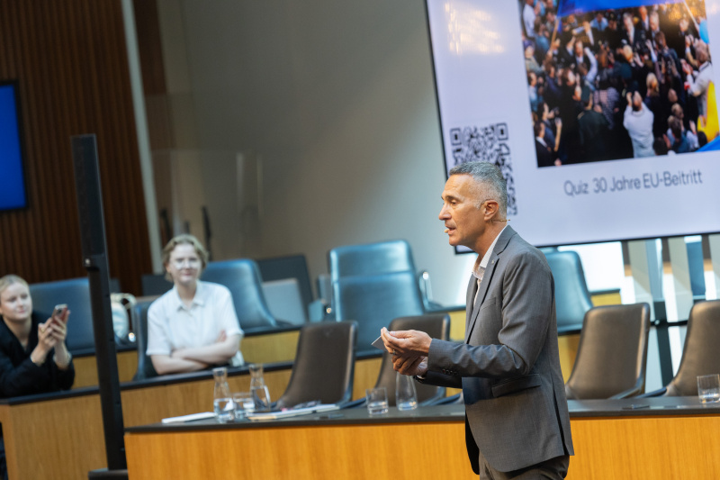 Quiz. Parlamentssprecher Karl-Heinz Grundböck