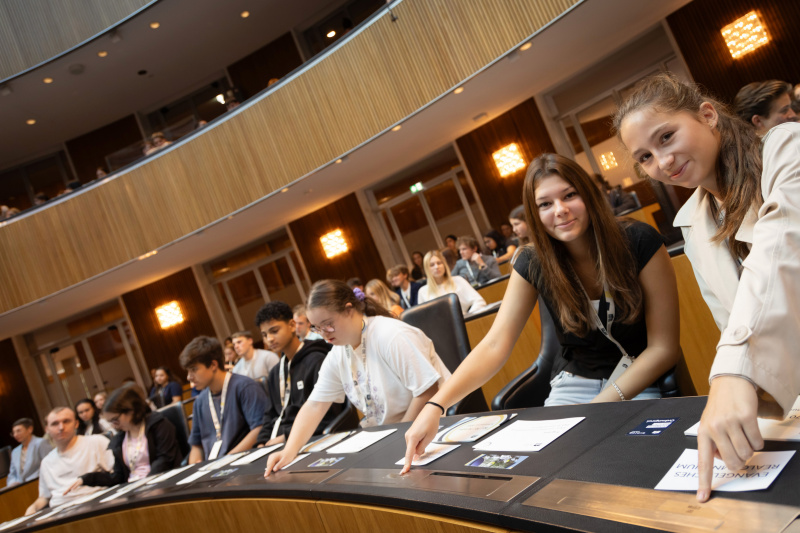 Blick Richtung Schülerinnen und Schüler