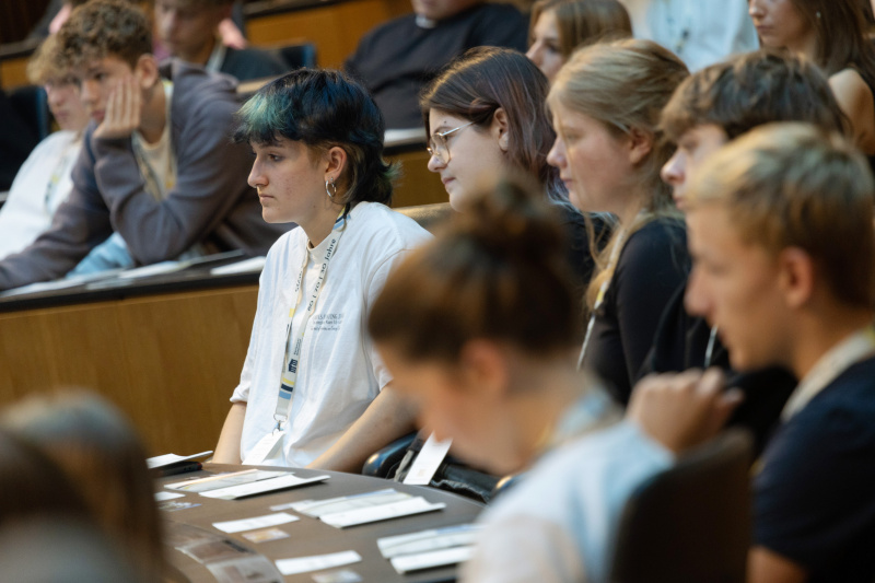 Blick Richtung Schülerinnen und Schüler