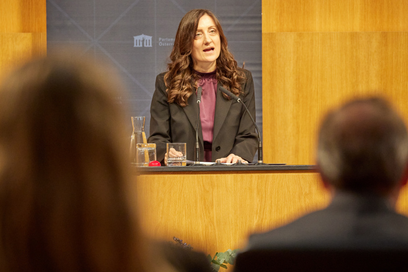 Abschlussworte Vorständin des Nationalfonds der Republik Österreich für Opfer des Nationalsozialismus Judith Pfeffer