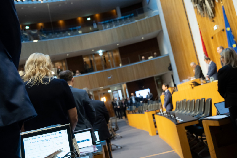 Trauerminute für Minister a. D. und Nationalrat a. D. Heinrich Neisser (ÖVP)