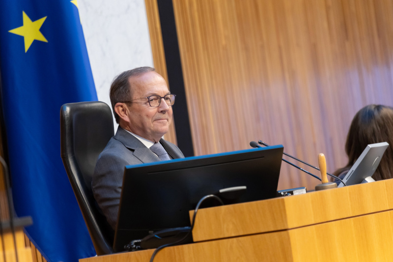 Zweiter Nationalratspräsident Peter Haubner (ÖVP) am Präsidium