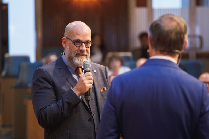 Am Wort Präsident des Bundesverbands Rettungsdienst Clemens Kaltenberger