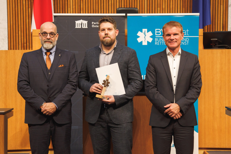 Gewinner: Bernhard Bürger - AIT (Mitte)