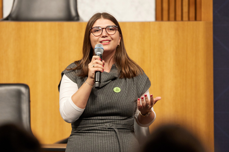 Vorsitzende der Bundesjugendvertretung Lejla Visnjic