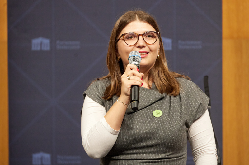 Abschluss und Ausblick. Vorsitzende der Bundesjugendvertretung Lejla Visnjic