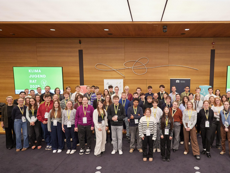 Gruppenfoto vom  Klimajugendrat 2025 