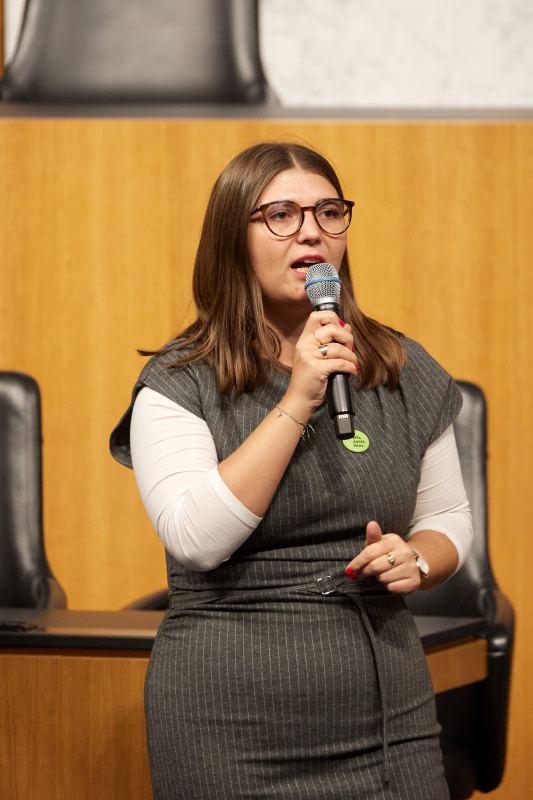 Vorsitzende der Bundesjugendvertretung Lejla Visnjic