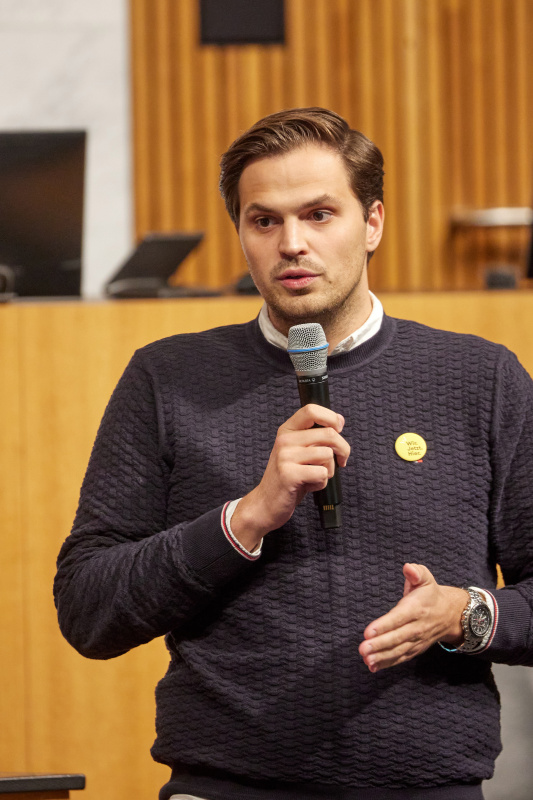 Vorsitzender der Bundesjugendvertretung Sebastian Stark