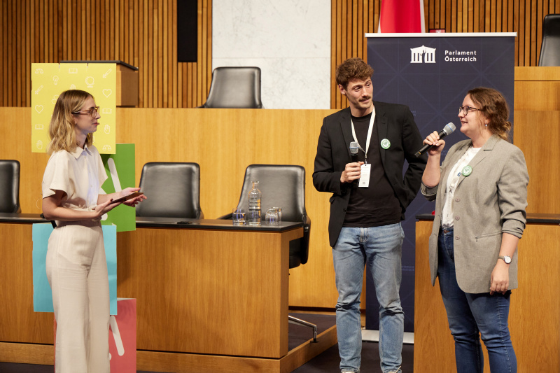Kategorie: Klimadialog. Nennung Siegerprojekt & Kurz-Interview. Klimagefühle-WS - Psychologists for Future Austria
