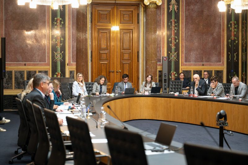 Blick Richtung Ausschussmtiglieder