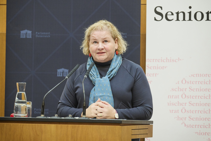 Kurzansprache Sozialministerin Korinna Schumann (SPÖ)