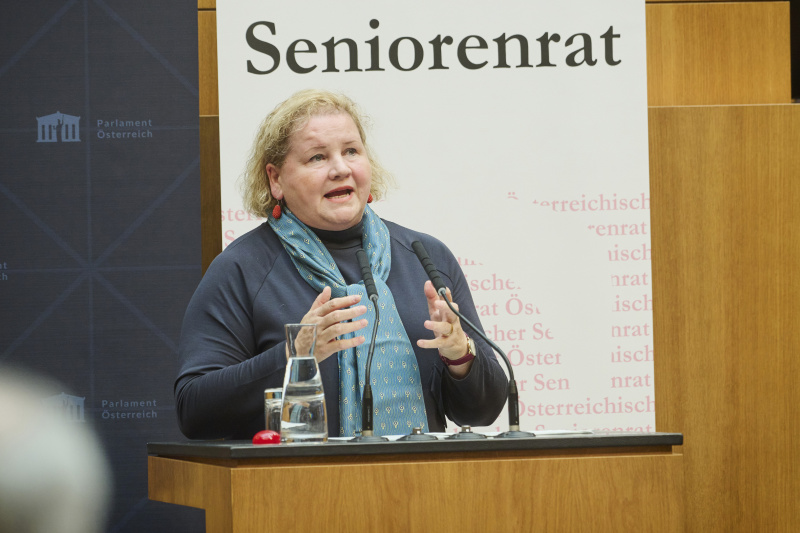 Kurzansprache Sozialministerin Korinna Schumann (SPÖ)