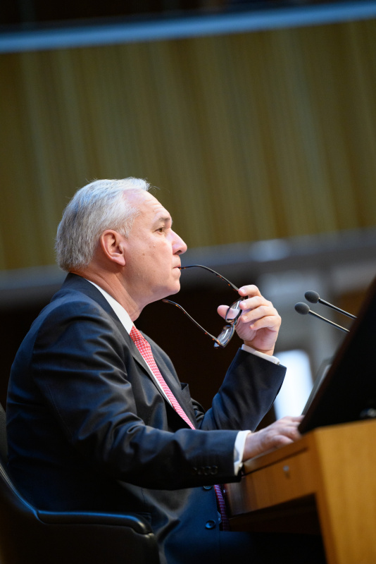 Nationalratspräsident Walter Rosenkranz (FPÖ) am Präsidium