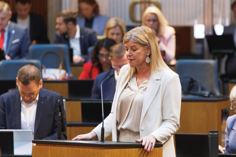 Fragestellung Nationalratsabgeordnete Tanja Graf (ÖVP)