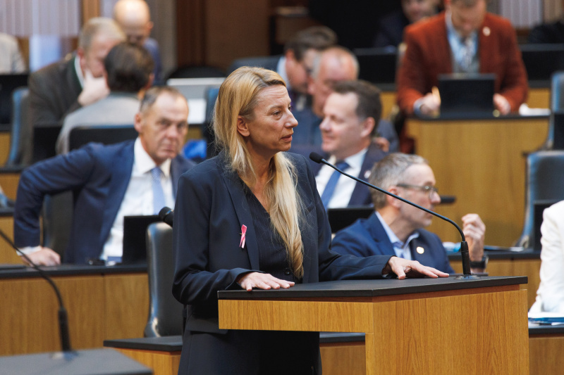 Fragestellung Nationalratsabgeordnete Juliane Bogner-Strauß (ÖVP)