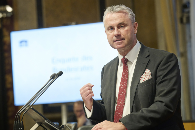 Eingangsreferat. Dritter Nationalratspräsident a. D. Norbert Hofer